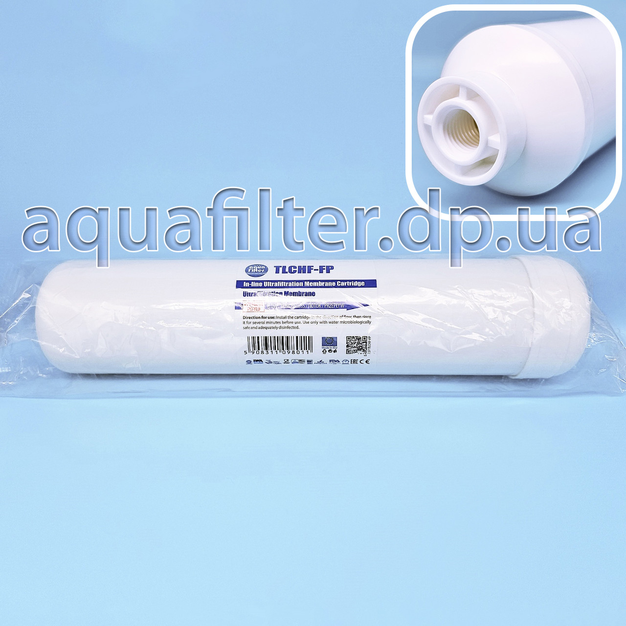 Капілярна мембрана Aquafilter TLCHF-FP (ультрафільтрація, різьбове з'єднання)