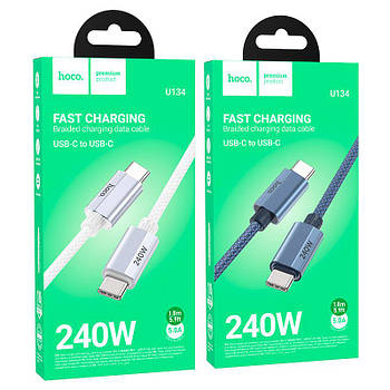 Кабель HOCO U134 Type-C-Type-C (1.8m) 60W