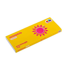 Акварель суха "Палітра Малюки" ГАММА'UA 100102, 12 кольорів, Toyman