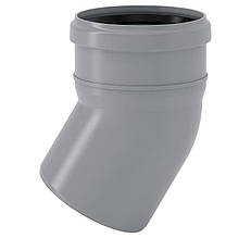 Коліно для каналізації VALSIR PP3 Ø100х30° посилене PP (Італія) 504051