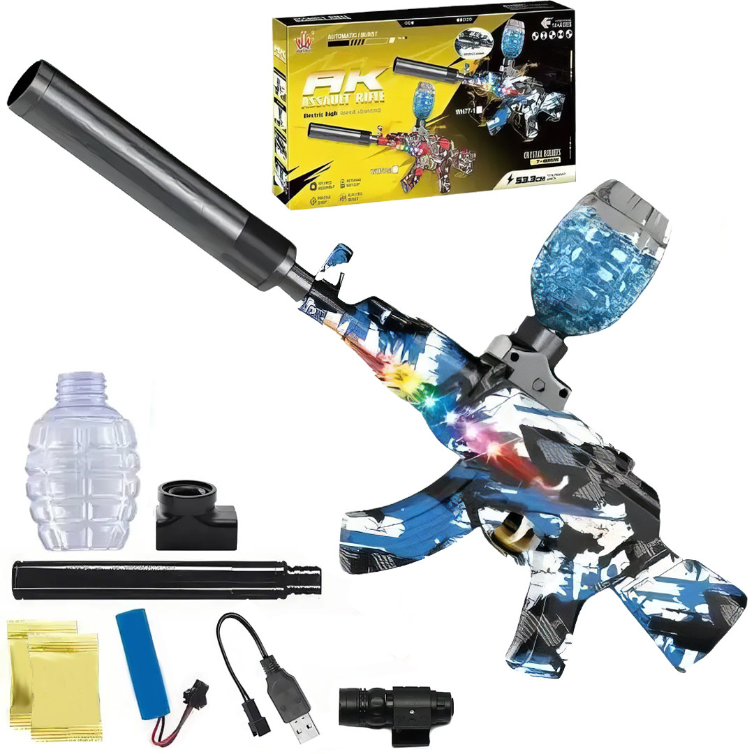 Автомат на орбізах акумуляторний з світловими ефектами GUN TOYS WH77 Орбібольний автомат на гелевих кульках