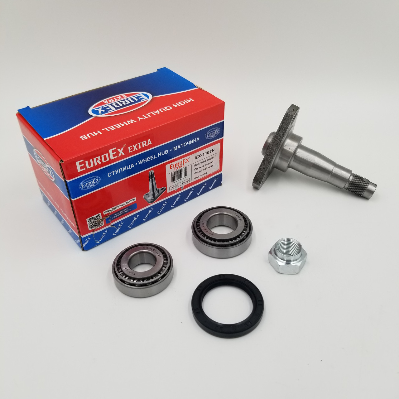 Ступиця задня Таврія/1102/1103/1105 (комплект з підшипниками) EuroEx Угорщина