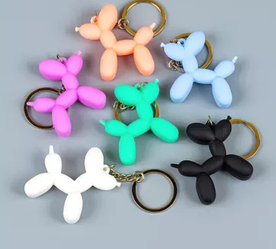 Брелоки гумові Собачки Кульки 10,5 см