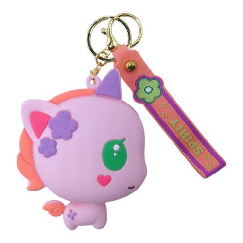 Гаманець-монетниця силіконова Единоріг рожевий [tsi253729-TSI], фото 1