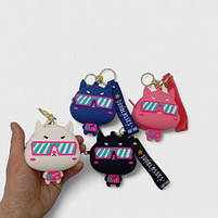 Гаманець-монетниця силіконова Котик синій [tsi253730-TSI], фото 2