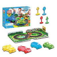 Кінетичний пісок "Автомобілі" Art Craft (600 г) (270*240*60 мм) "dede"