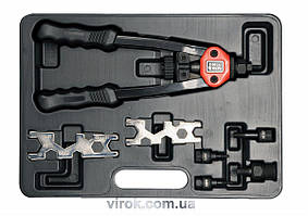 Заклепочник різьбовий дворучний YATO 330 мм M5, M6, M8, M10, M12 (YT-3612)