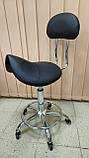 Стільчик сідло для майстра LS-444 Black, фото 4