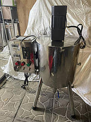 Реактор. Ємність із сорочкою підігрівання та пристроєм перемішування Vector KH-15 (15 літрів)