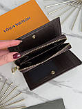 Жіночий гаманець Louis Vuitton коричневий Луї Віттон книжка, фото 8