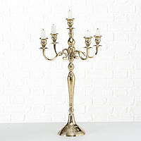 Свічник на 5 свічок Вікторія h63см золотий канделябр Гранд Презент 1016646