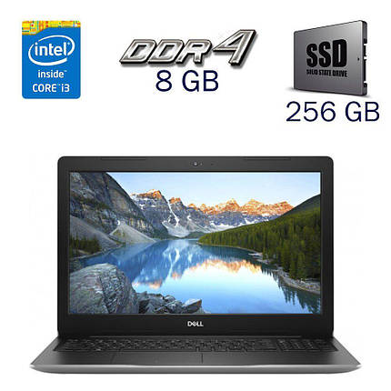 Ноутбук Dell Inspiron 3583/ 15.6" (1366x768) Сенсорний/ Core i3-8145U/ 8 GB RAM/ 256 GB SSD/ UHD for 8th Gen, фото 1