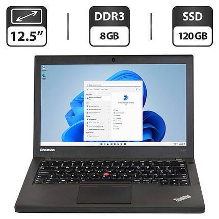 Нетбук Lenovo ThinkPad X240/ 12.5" (1366x768)/ Core i5-4200U/ 8 GB RAM/ 120 GB SSD/ HD 4400, фото 1