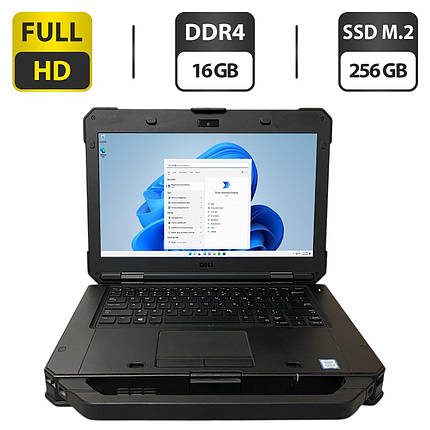 Захищений ноутбук Dell Latitude 5424 Rugged/ 14" (1920x1080)/ Core i5-8350U/ 16 GB RAM/ 256 GB SSD/ UHD 620, фото 1