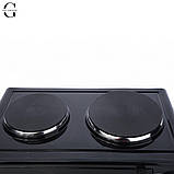 Комбінована електроплита з духовкою LB60003 (30 л, 3200 Вт, 2 конфорки), фото 6