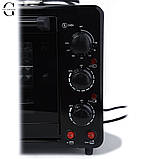 Комбінована електроплита з духовкою LB60003 (30 л, 3200 Вт, 2 конфорки), фото 10