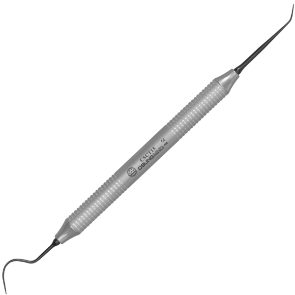 Гладилка CSCT15 металева ручка двостороннє титанове покриття для композитів і фотополімерів, фото 1