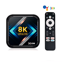 Смарт ТБ приставка DQ08 RK3528 4/64Gb Voice Control