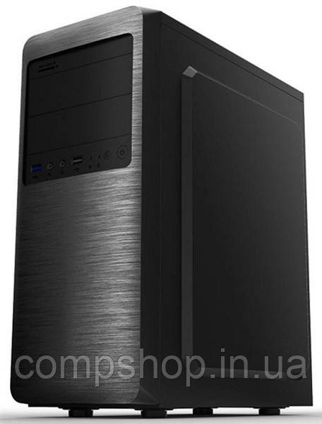 Корпус Midi-Tower з БЖ 500Вт  FrimeCom E160  2x5.25" 2x3.5" 2xUSB 3XSSD 2.5" 405х385х178мм  Black (код 133004), фото 1