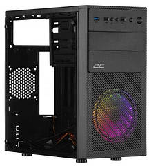Корпус Mini-Tower без БЖ 2E Basis RD850 (1xUSB3.0, 2xUSB2.0, 1x120 мм ARGB, VGA 290 мм, Metal Side Panel,