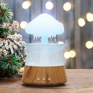 Зволожувач повітря "дощова хмара" Doctor-101 Rainfall з кольоровим підсвічуванням та шумом дощу