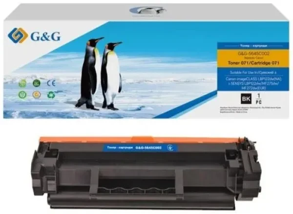 Картридж для принтера G&G для Canon i-SENSYS MF272dw/MF275dw, LBP122dw Black (G&G-5645C002) (1200 стор.)