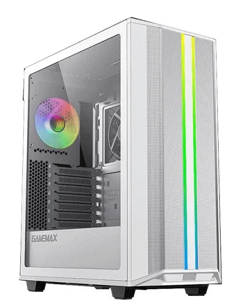 Корпус для ПК GAMEMAX Precision 2 Tempered Glass White без БЖ