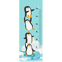Ростомір за номерами "Пінгвінчики" 15128-AC 30х80 см