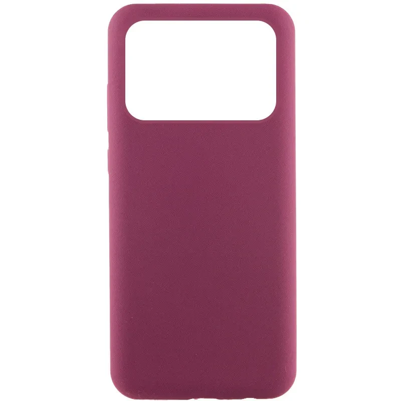 Чохол-накладка Lakshmi Silicone Cover Lakshmi (AAA) для Xiaomi Poco X6 Pro Plum