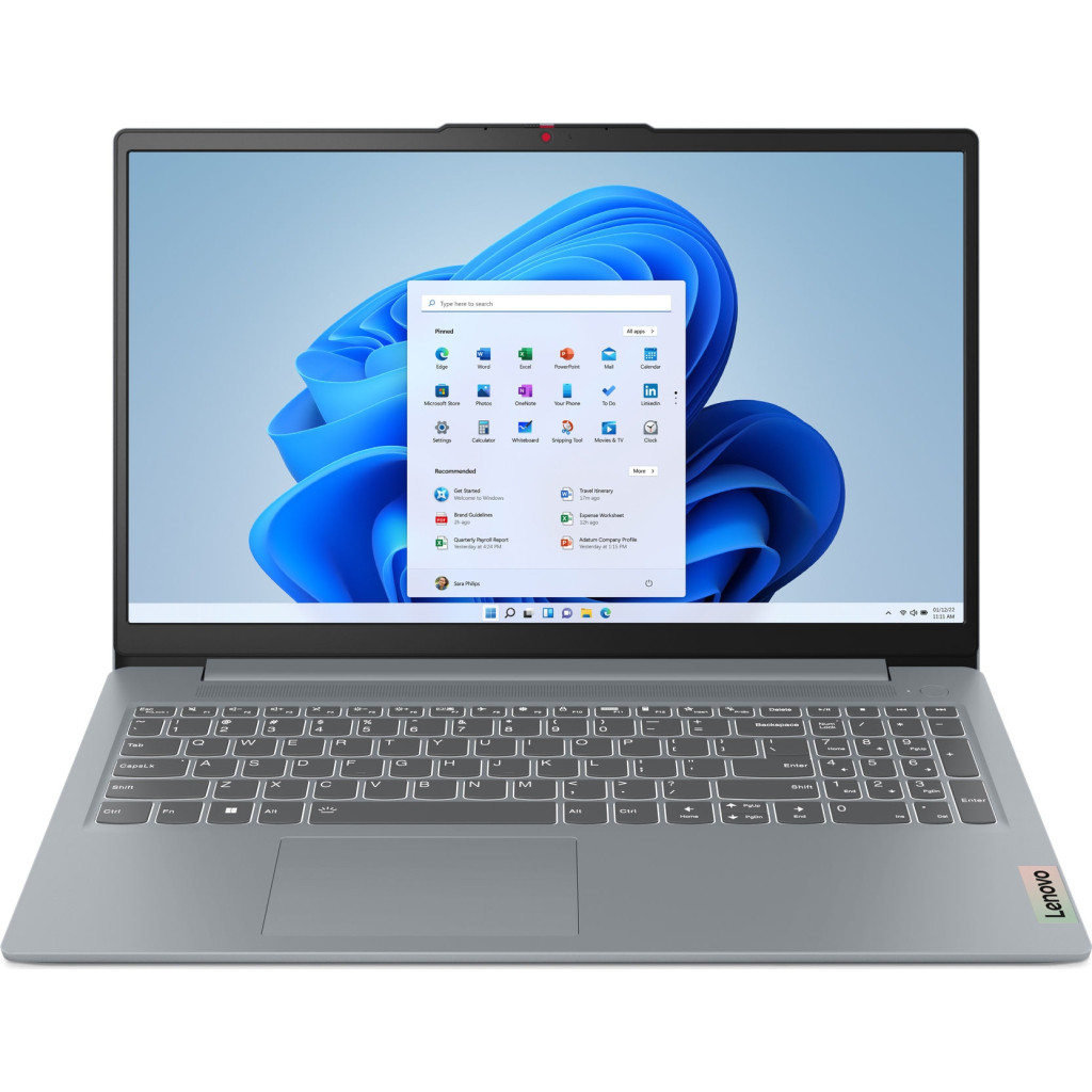 Ноутбук Lenovo IdeaPad Slim 3 15ABR8 (82XM00KCRA) Arctic Grey