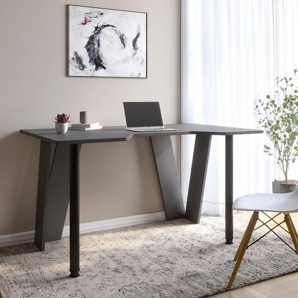 Комп'ютерний стіл LION Квест Антрацит (LION-041161) ТОП