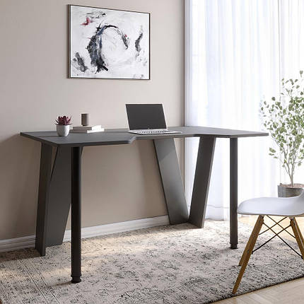 Комп'ютерний стіл LION Квест Антрацит (LION-041161) ТОП, фото 1