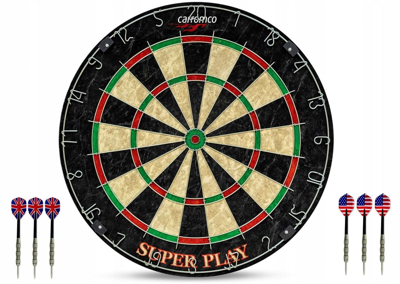 Дартс CARROMCO Super Play 45 см (сизаль)
