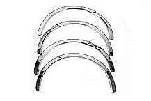Накладки на арки 4 шт нерж для Toyota Yaris 2006-2011 рр, фото 5