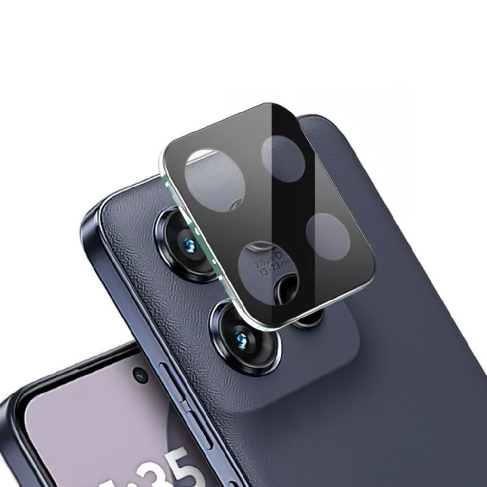 Захисне скло 3D Tempered Glass на задню камеру для Motorola Edge 50 Neo, Black, фото 1