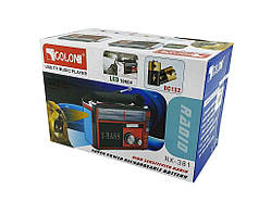 Радіоприймач аналоговий RX-382 від мережі/акумулятор ТМ Golon