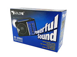 Радіоприймач аналоговий RX-A08AC 5 хвиль/від мережі/акумулятор ТМ Golon