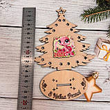 Сувеніри від виробника. Ялинка на підставці з фанери Символ року, фото 4