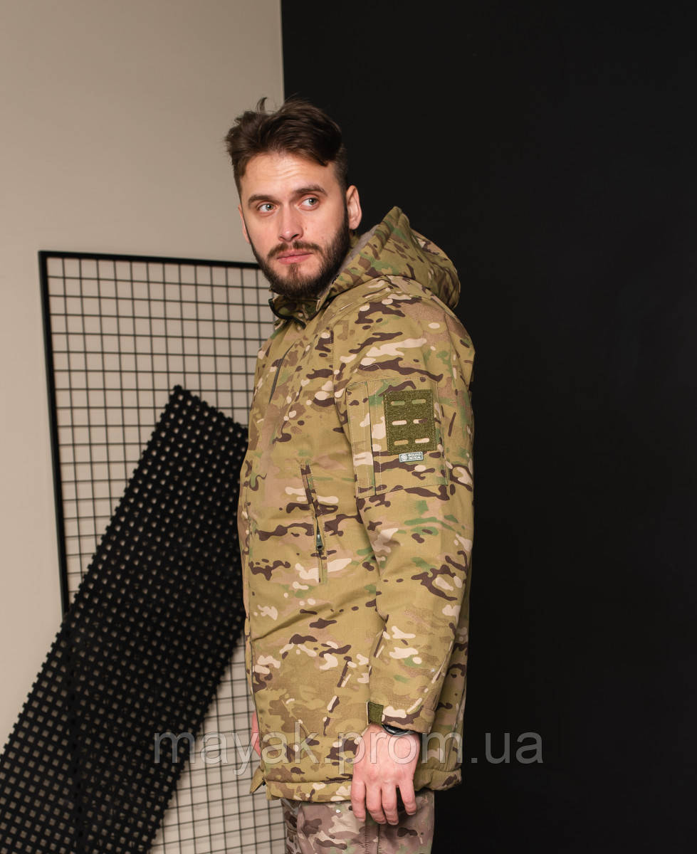 Куртка чоловіча тактична демісезонна Туреччина ЗСУ Мультикам 8952 M хакі mayak - фото 1 - id-p2445629272