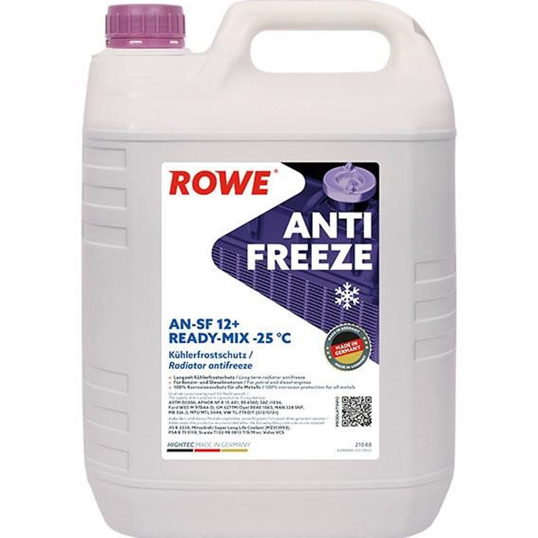 Rowe HC Antifreeze AN-SF G12+, 5 л (21048005099) готовий антифриз, фото 1
