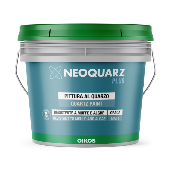 NEOQUARZ PLUS Мінеральна кварцова фарба. Oikos