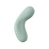 Накладний вібратор Fun Factory LAYA III sage green, ефект постукування пальцем, 100% водонепроникний, фото 4