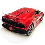 Машина на радіокеруванні Lamborghini Ламборгіні червона світло 1:18 акум 4,8V 23,5*10*7см (866-1822 B), фото 5