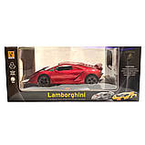 Машина на радіокеруванні Lamborghini Ламборгіні червона світло 1:18 акум 4,8V 23,5*10*7см (866-1822 B), фото 7