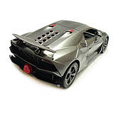 Машина на радіокеруванні Lamborghini Ламборгіні сіра світло акум 4,8V 23,5*10*7см (866-1822 B), фото 4