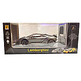 Машина на радіокеруванні Lamborghini Ламборгіні сіра світло акум 4,8V 23,5*10*7см (866-1822 B), фото 7