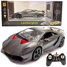 Машина на радіокеруванні Lamborghini Ламборгіні сіра світло акум 4,8V 23,5*10*7см (866-1822 B)