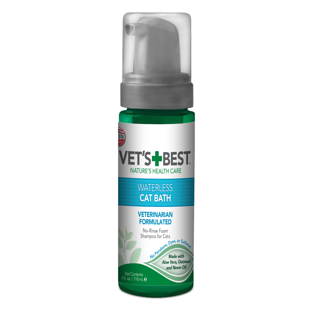 Піна для експрес купання котів VET`S BEST Waterless Cat Bath 118 мл