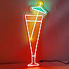 Неонова вивіска Led Коктейль 2 з блоком живлення і контроллером 500х180мм, фото 7
