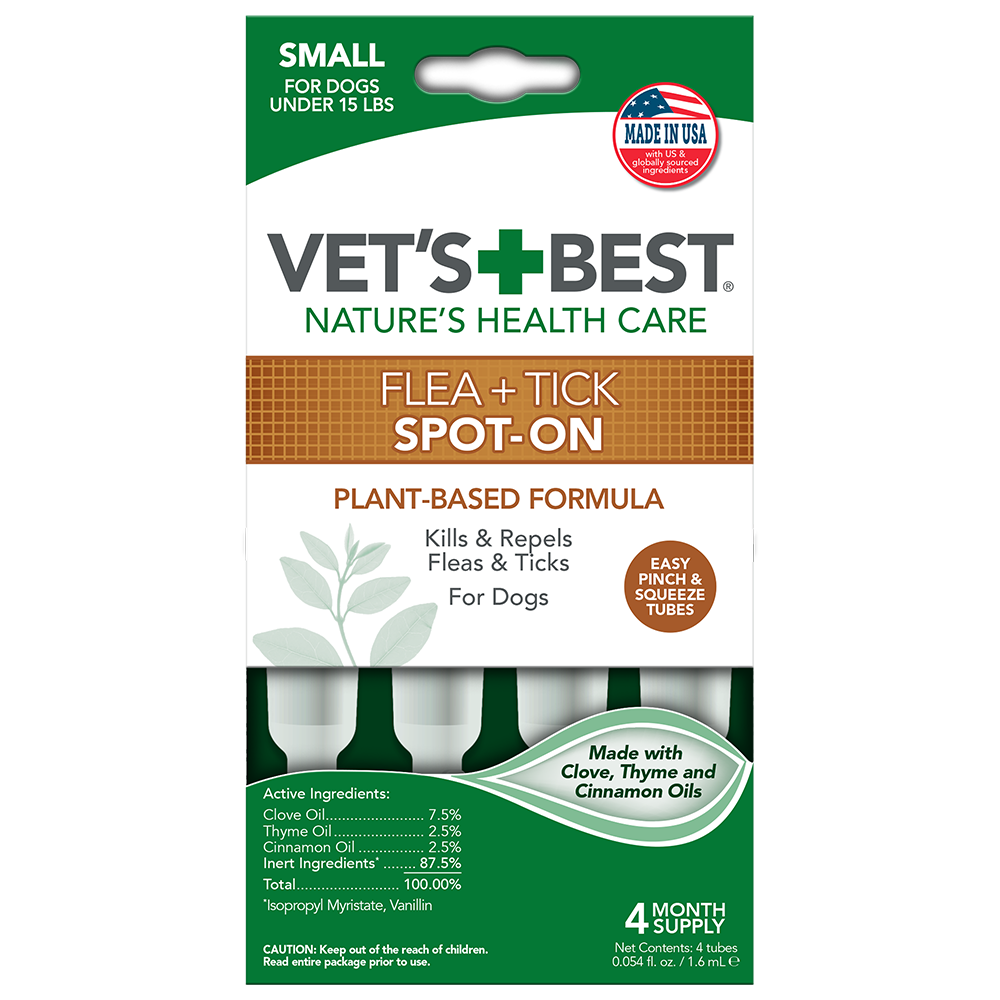 Краплі від бліх та кліщів VET`S BEST Flea&Tick Drops Small для собак малих порід до 7 кг